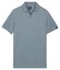Baileys No-Button Closure Two-Tone Oxford Piqué Polo Riviera Blue