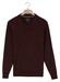 Baileys No Button Polo Collar Single Knit Trui Deep Mauve