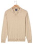 Baileys No Button Polo Collar Single Knit Trui Kitt