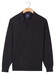Baileys No Button Polo Collar Single Knit Trui Navy
