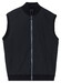 Baileys No Sleeves Full Zip Knit Front Light Padded Quilted Vest Navy