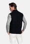 Baileys No Sleeves Full Zip Knit Front Light Padded Quilted Vest Navy
