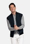 Baileys No Sleeves Full Zip Knit Front Light Padded Quilted Vest Navy