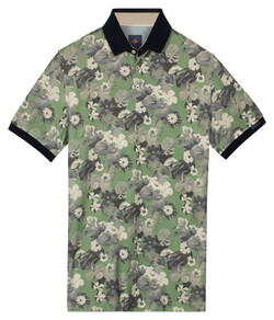 Baileys Oxford Piqué Botanical Fantasy Polo Misty Green
