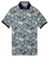 Baileys Oxford Piqué Botanical Fantasy Polo Riviera Blue