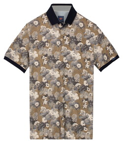 Baileys Oxford Piqué Botanical Fantasy Polo Zand