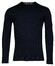 Baileys Pima Cotton Crew Neck Uni Color Single Knit Trui Navy
