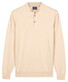 Baileys Pima Cotton Polo Pullover Placket Buttons Trui Marshmallow