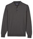 Baileys Pima Cotton Polo Pullover Placket Buttons Trui Stone Grey