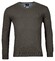 Baileys Pima Cotton V-Neck Uni Color Single Knit Trui Anthracite