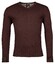 Baileys Pima Cotton V-Neck Uni Color Single Knit Trui Aubergine