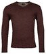 Baileys Pima Cotton V-Neck Uni Color Single Knit Trui Aubergine