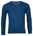 Baileys Pima Cotton V-Neck Uni Color Single Knit Trui Cobalt