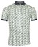 Baileys Piqué Allover Brush Stroke Pattern Poloshirt Misty Green