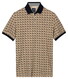Baileys Piqué Allover Graphic Shapes Polo Dusty Rose