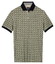 Baileys Piqué Allover Graphic Shapes Polo Misty Green
