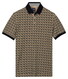 Baileys Piqué Allover Graphic Shapes Polo Sky Blue