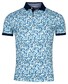 Baileys Piqué Allover Pattern Small Fantasy Rocks Pattern Polo Pastel Lime