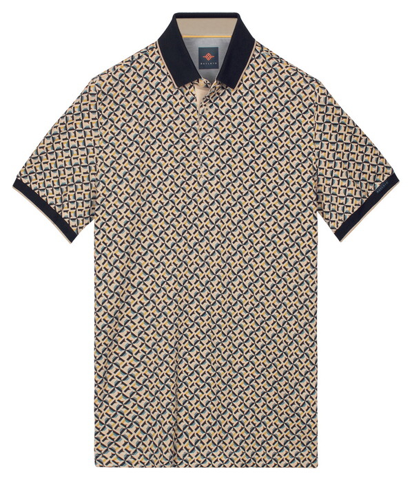 Baileys Piqué Multicolor Mosiac Polo Maisgeel