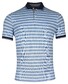 Baileys Piqué Two-Tone Yarn Dyed Stripes Polo Cobalt