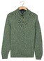 Baileys Placket Buttons Single Knit Multicolor Pullover Dark Forest