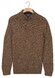 Baileys Placket Buttons Single Knit Multicolor Trui Coffee Brown