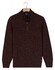 Baileys Placket Buttons Single Knit Multicolor Trui Dark Mauve