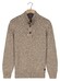 Baileys Placket Buttons Single Knit Multicolor Trui Donker Zand