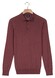 Baileys Polo Collar Placket Buttons Merino Wool Trui Mauve