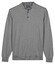 Baileys Polo Pullover Solid Color Pima Cotton Trui Steel Grey