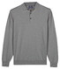 Baileys Polo Pullover Solid Color Pima Cotton Trui Steel Grey