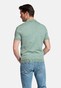 Baileys Polo Pullover Zip-Up Single Knit Misty Green Melange