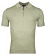Baileys Polo Pullover Zip-Up Single Knit Misty Green Melange