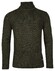 Baileys Rollneck Allover Diagonal Structure Knit Trui Donker Groen
