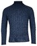 Baileys Rollneck Lambswool Cable Knit Trui Deep Denim Blue