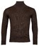 Baileys Rollneck Merino Single Knit Trui Dark Brown