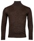 Baileys Rollneck Merino Single Knit Trui Dark Brown