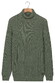 Baileys Rollneck Mouliné Rib Structure Trui Misty Green
