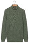 Baileys Rollneck Mouliné Rib Structure Trui Misty Green