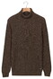 Baileys Rollneck Mouliné Rib Structure Trui Taupe