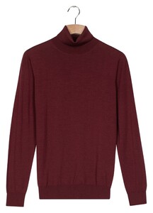 Baileys Rollneck Pullover Merino Wool Single Knit Deep Mauve