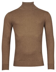 Baileys Rollneck Single Knit Pima Cotton Trui Choco Brown