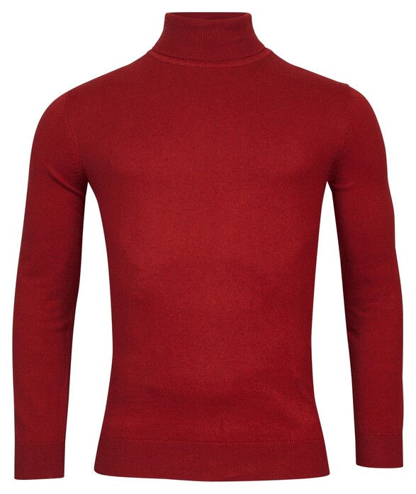 Baileys Rollneck Single Knit Pima Cotton Trui Rood