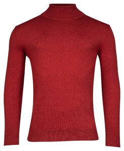 Baileys Rollneck Single Knit Pima Cotton Trui Stone Red