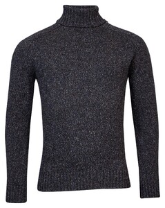 Baileys Rollneck Single Knit Pullover Navy