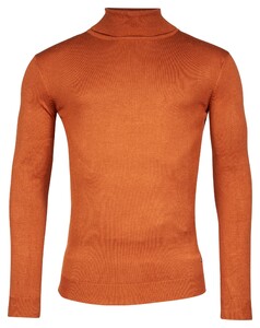 Baileys Rollneck Single Knit Trui Donker Goud