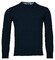Baileys Ronde Hals Single Knit Pima Cotton Trui Dark Blue