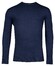Baileys Ronde Hals Single Knit Pima Cotton Trui Dark Blue