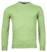 Baileys Ronde Hals Single Knit Pima Cotton Trui Midden Groen