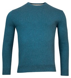 Baileys Ronde Hals Single Knit Pima Cotton Trui Raf Blue